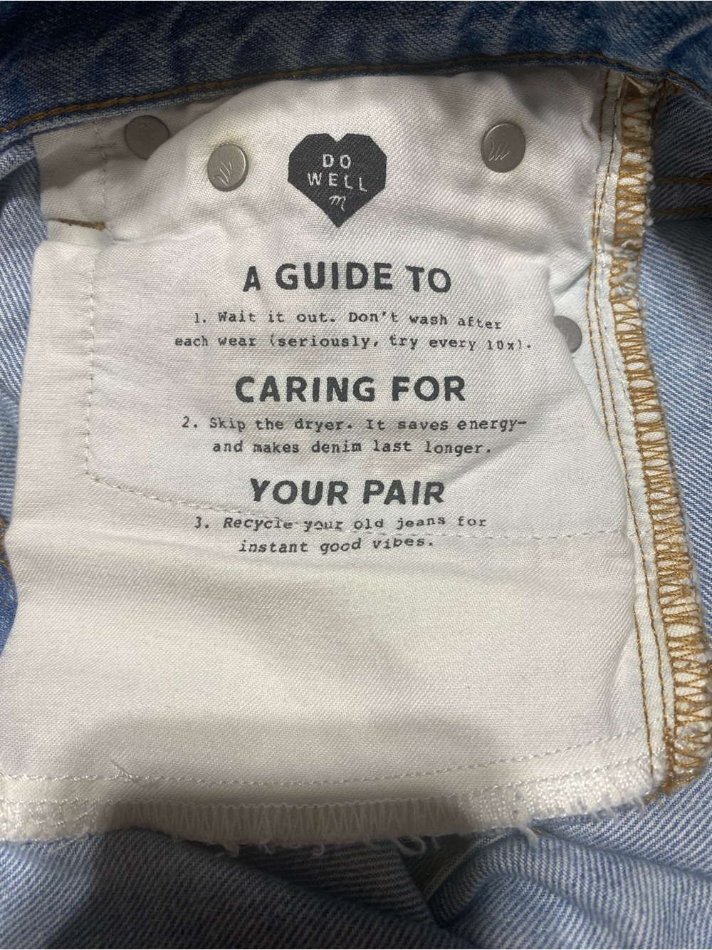 Madewell “The Perfect Vintage Jean” Light Wash 100% Cotton Size 25 - Picture 13 of 13